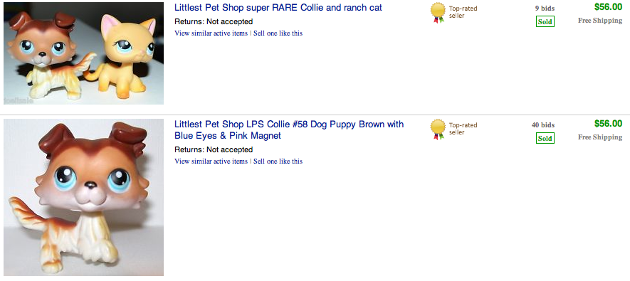 littlest pet shop price guide