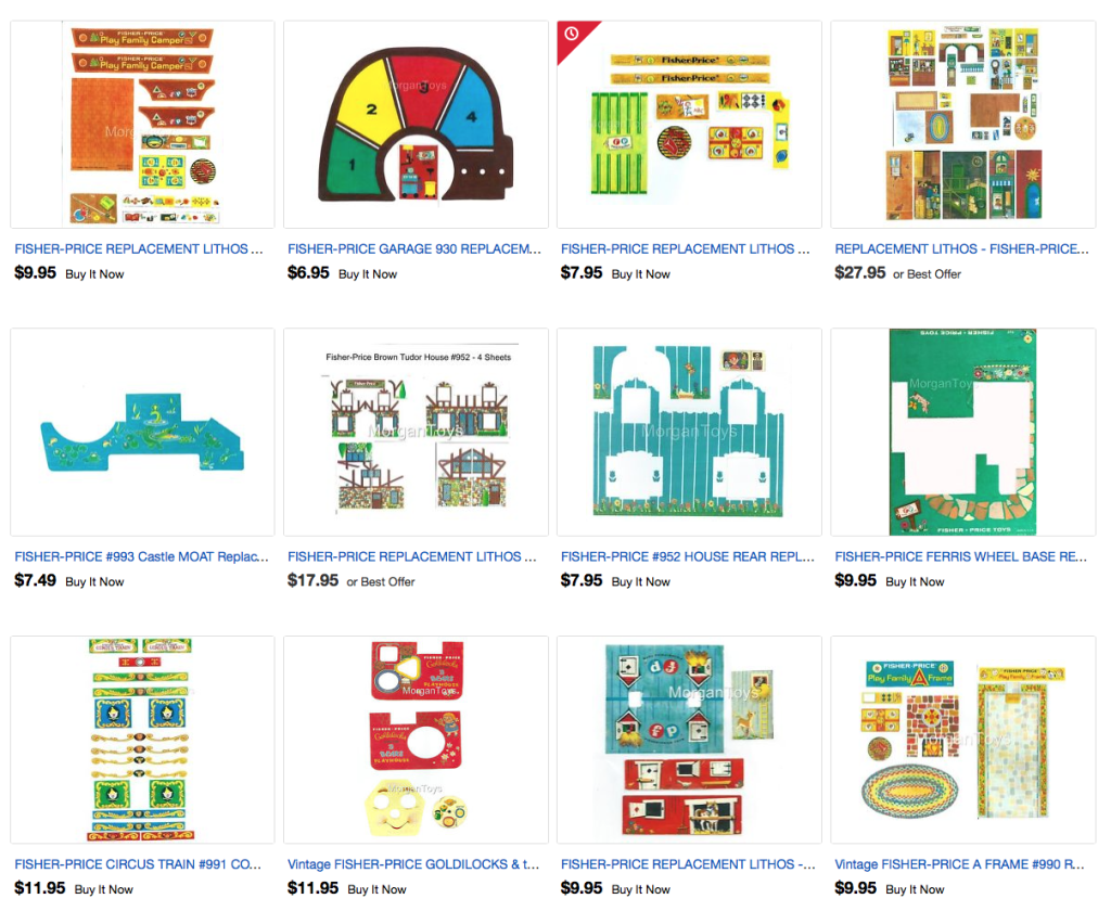 fisher price food truck replacement stickers